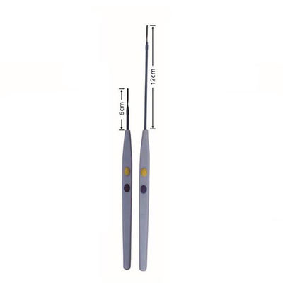 Lápiz de cauterización electroquirúrgica de 3 clavijas con longitud de eje desechable de 5-13 cm