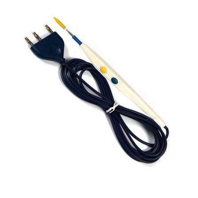 Lápiz de control de mano de electrocirugía de metal Lápiz de diatermia monopolar