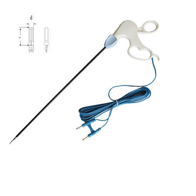 Instrumentos laparoscópicos bipolares con puntas de acero inoxidable