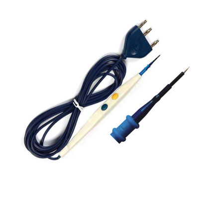SFDA Lápiz electrocirúrgico desechable Aguja de aleación de tungsteno de plata