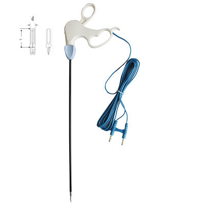 SFDA Bipolar Laparoscópico Instrumentos Industriales Blanco 330 mm el eje