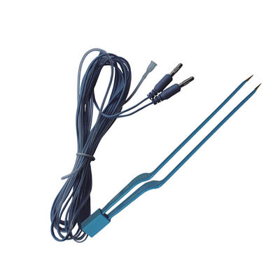 Forcetas electrocirúrgicas bipolares no adhesivas con tipo de mango ergonómico