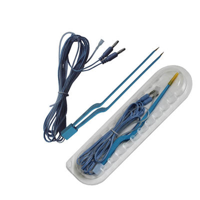 Lápiz electroquirúrgico desechable de diseño estándar con punta plateada y acero inoxidable