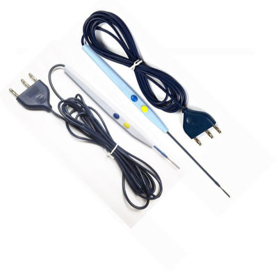 ISO lápiz electrocirúrgico retráctil Cauterización desechable con punta de acero inoxidable